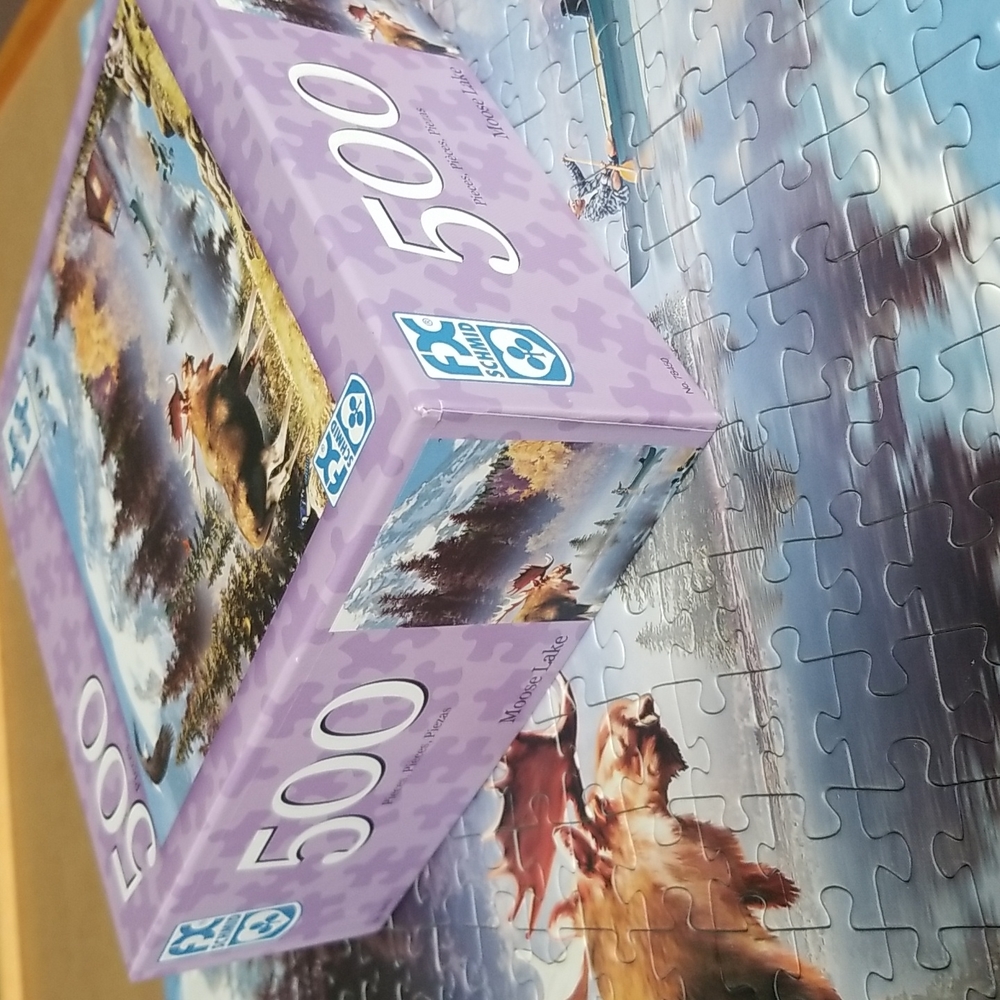 🧩MOOSE LAKE 500PC PUZZLE